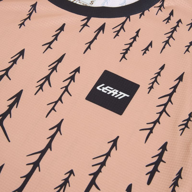 Dámský cyklistický dres Longsleeve Leatt MTB Trail 3.0 trails pink 3