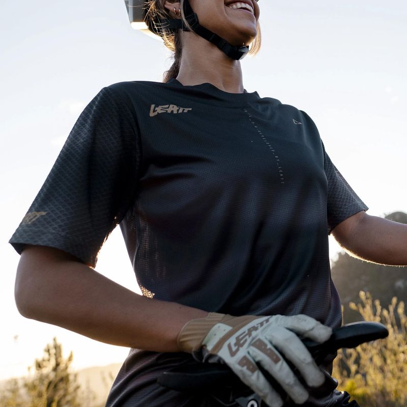 Dámský cyklistický dres Leatt MTB Trail 3.0 ghost black 3