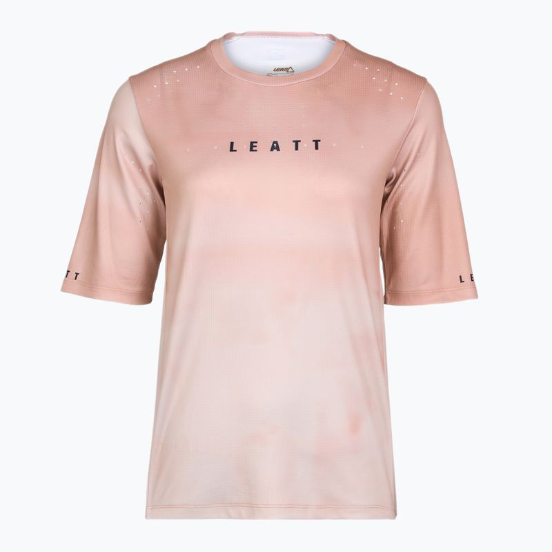 Dámský cyklistický dres Leatt MTB Gravity 4.0 dusty pink