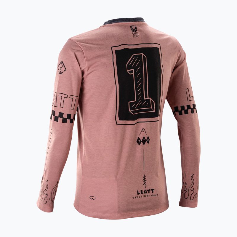 Dámský cyklistický dres Longsleeve Leatt MTB Gravity 3.0 W dusty pink 2