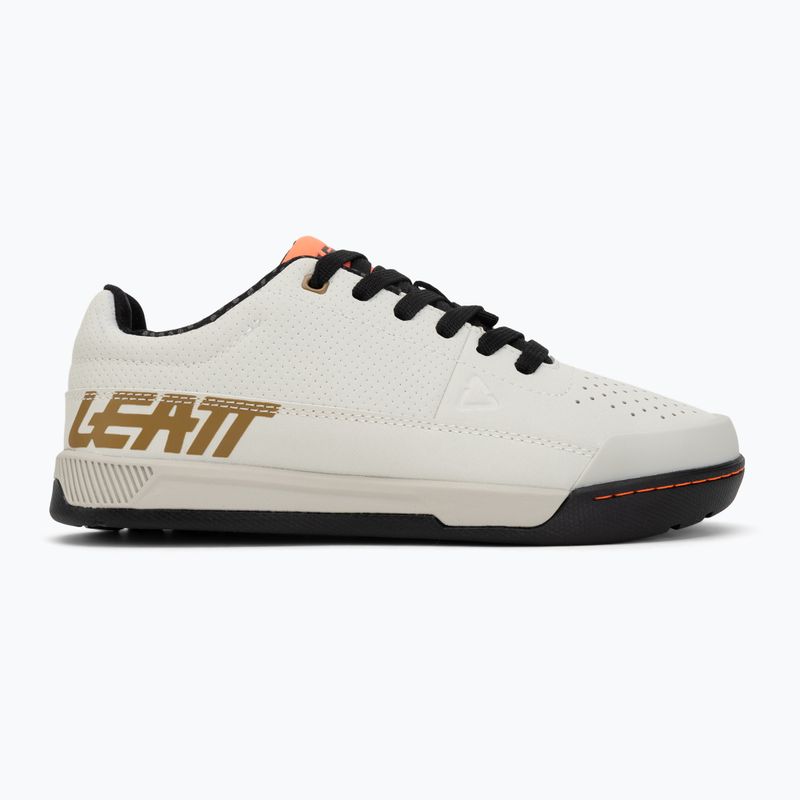 Dámské cyklistické boty na platformě Leatt Flat 2.0 v cream white 2