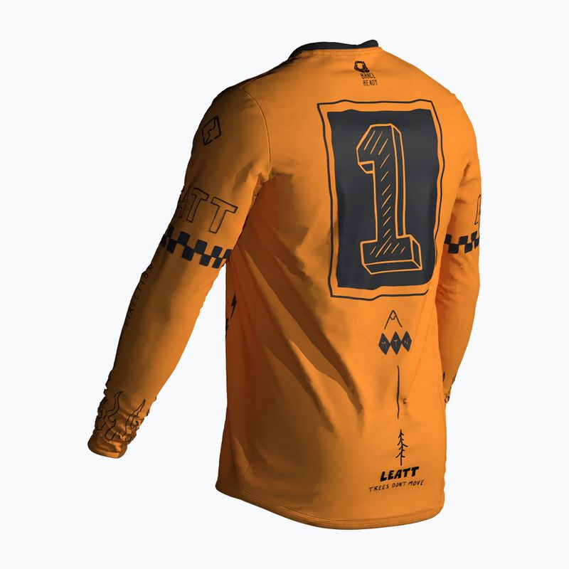 Dětský cyklistický dres Longsleeve Leatt MTB Gravity 3.0 JR lager yellow 2