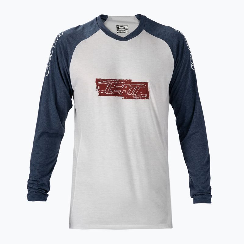 Pánský cyklistický dres Leatt MTB 2.0 Long bílý 5021120541