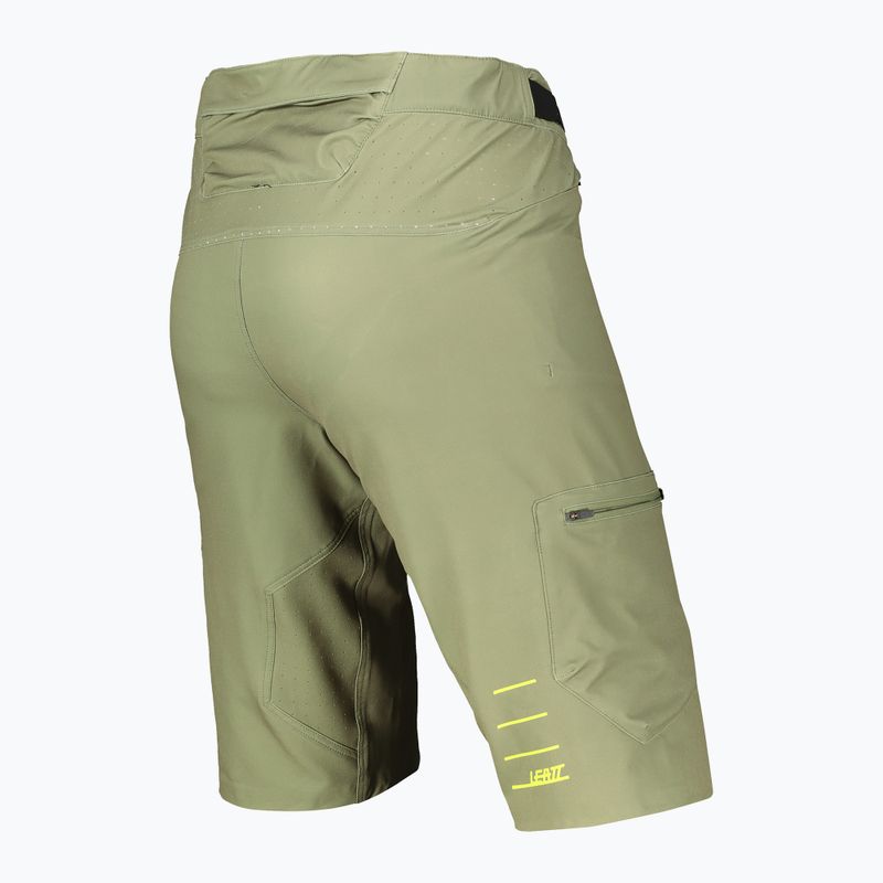 Leatt MTB 2.0 cyklistické kraťasy zelené 5021130301 3