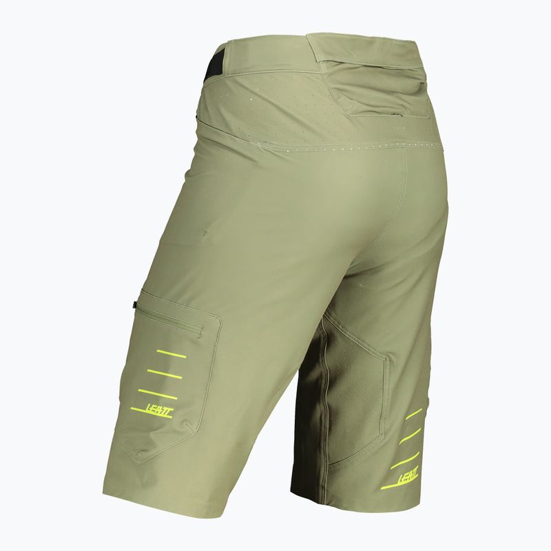 Leatt MTB 2.0 cyklistické kraťasy zelené 5021130301 4