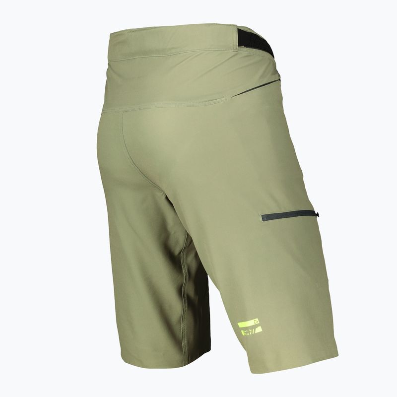 Leatt MTB 1.0 cyklistické kraťasy zelené 5021130361 3