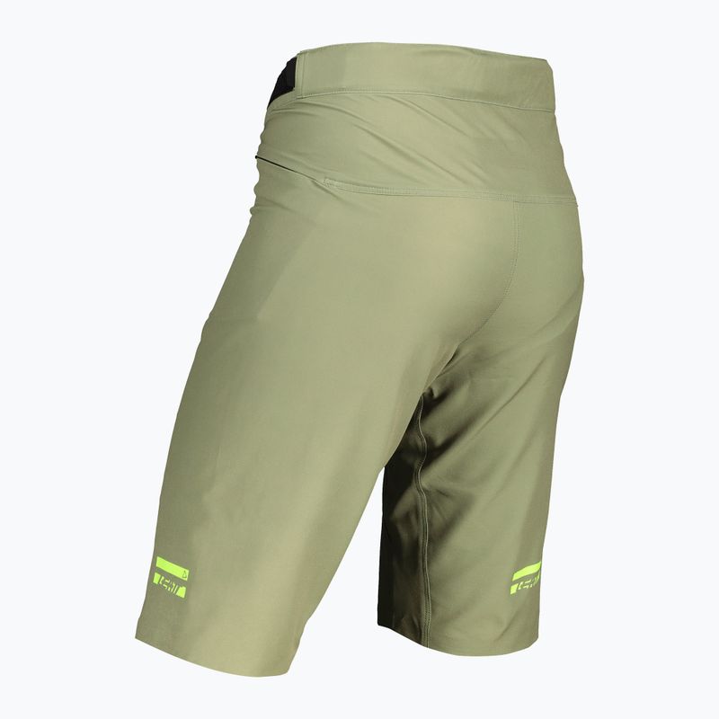 Leatt MTB 1.0 cyklistické kraťasy zelené 5021130361 4
