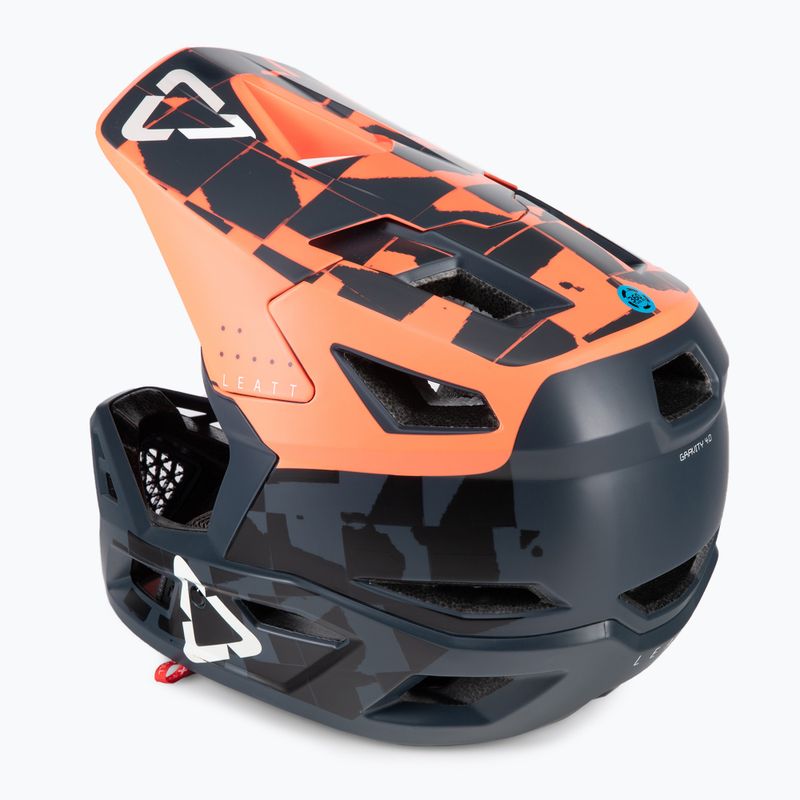 Cyklistická přilba Leatt MTB 4.0 Gravity V22 oranžová/černá 1022070512 4