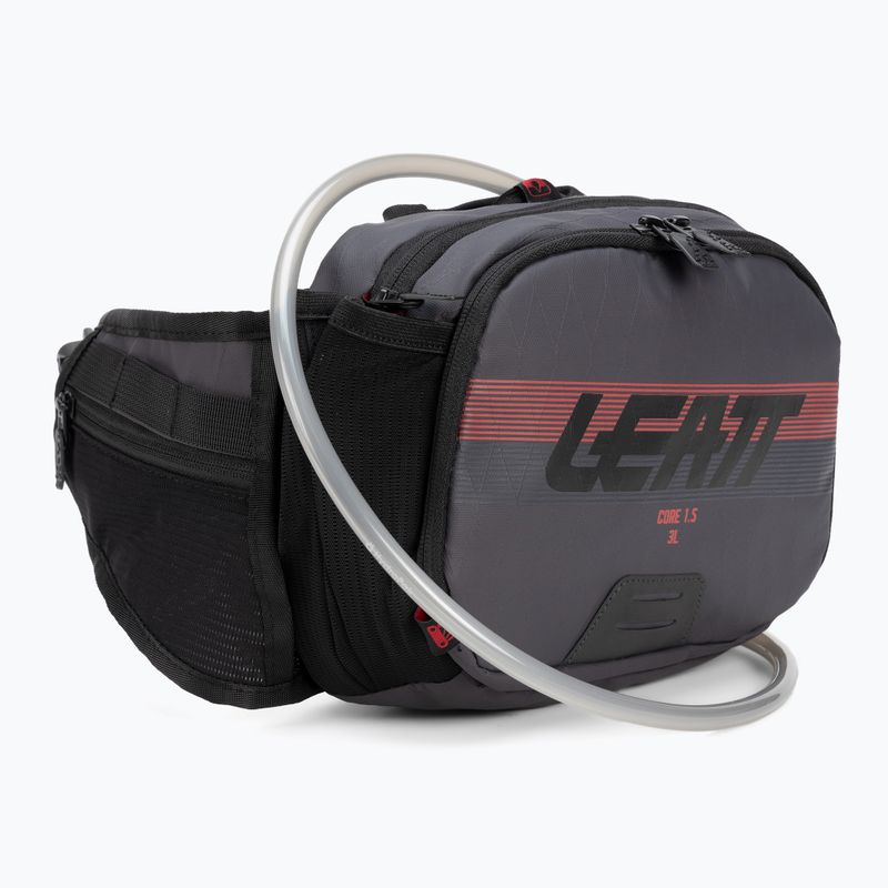 Leatt Hydration Core 1,5 l šedá/černá cyklistická ledvinka 7022200410 2