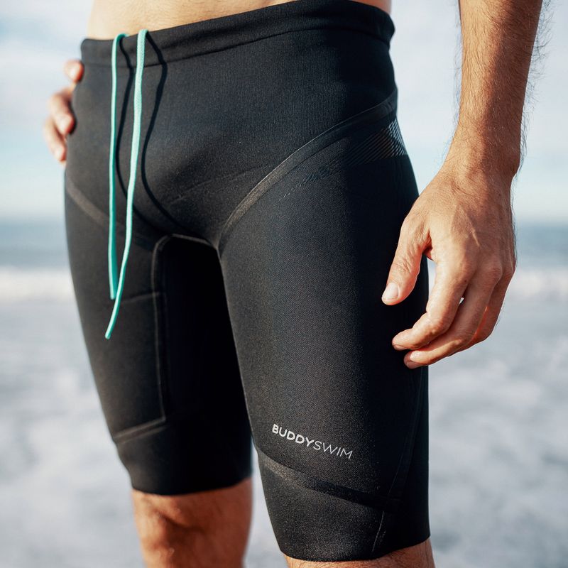 Neoprenové šortky BuddySwim Floating Trilaminate Warmth 5/3 mm black 5