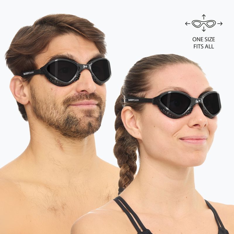 Plavecké brýle BuddySwim Ozean black / smoke 2