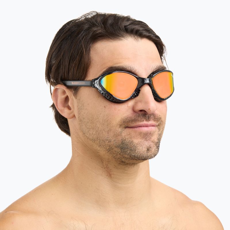 Plavecké brýle BuddySwim OzeanX Mirror black / orange 7