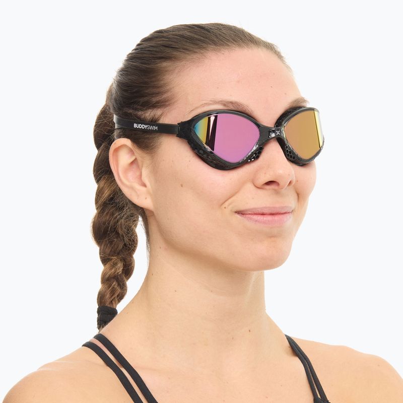 Plavecké brýle BuddySwim OzeanX Mirror black / iridium 2