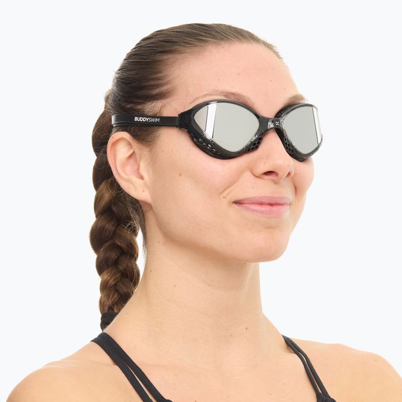 Plavecké brýle BuddySwim OzeanX Mirror black / silver 6