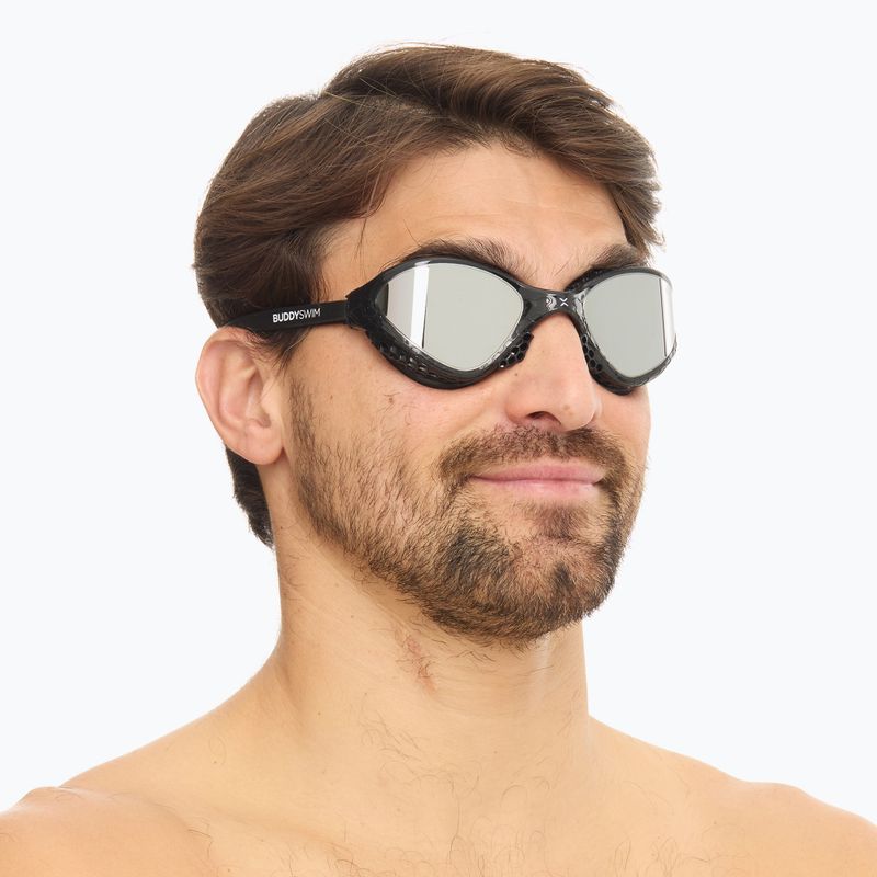 Plavecké brýle BuddySwim OzeanX Mirror black / silver 7
