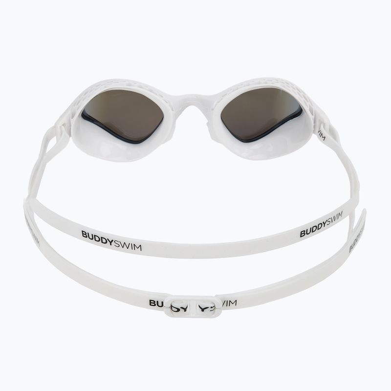 Plavecké brýle BuddySwim OzeanX Mirror white / blue 4