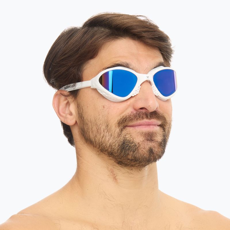 Plavecké brýle BuddySwim OzeanX Mirror white / blue 7