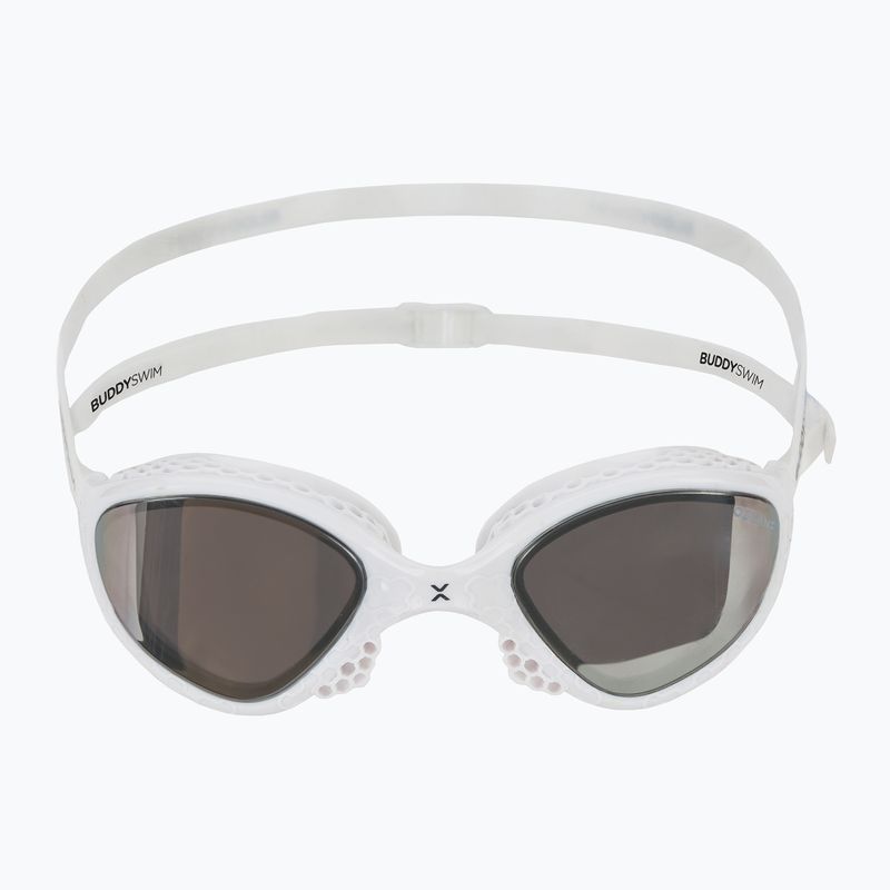 Plavecké brýle BuddySwim OzeanX Mirror white / silver 2