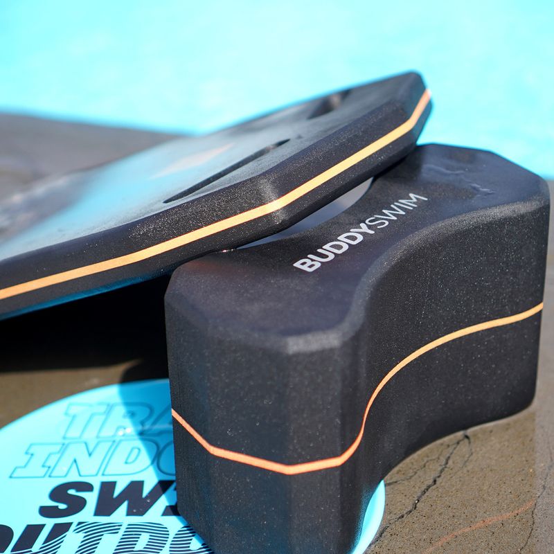 Plavecká deska BuddySwim Kickboard black/orange 3