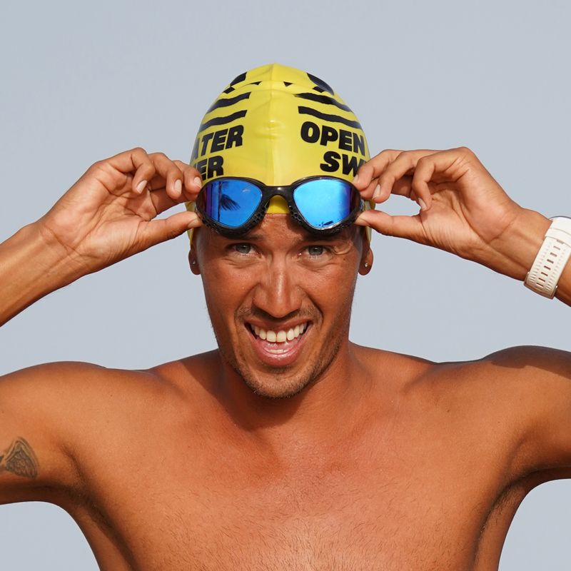 Plavecká čepice BuddySwim OWS Silicone yellow 2