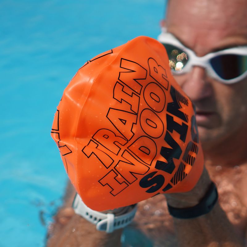 Plavecká čepice BuddySwim TSO Silicone orange 2
