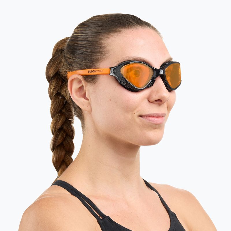 Plavecké brýle BuddySwim Ozean black/orange/orange 3
