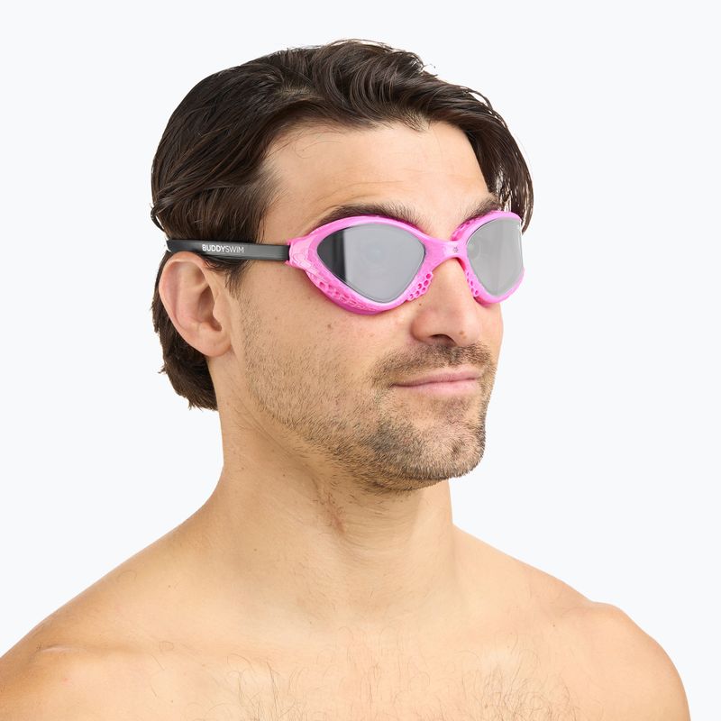 Plavecké brýle BuddySwim Ozean pink/black/smoke 3