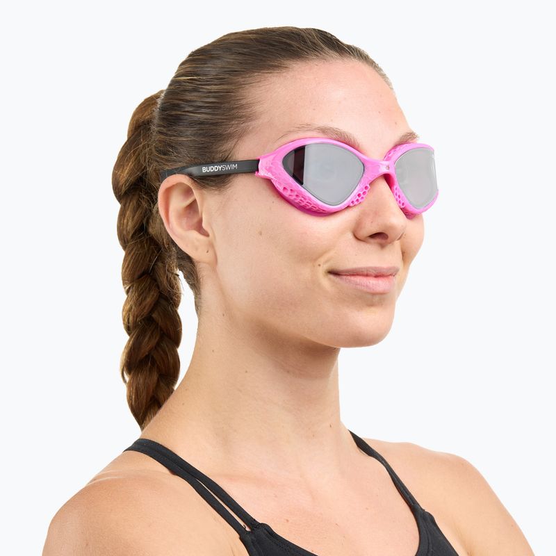 Plavecké brýle BuddySwim Ozean pink/black/smoke 4