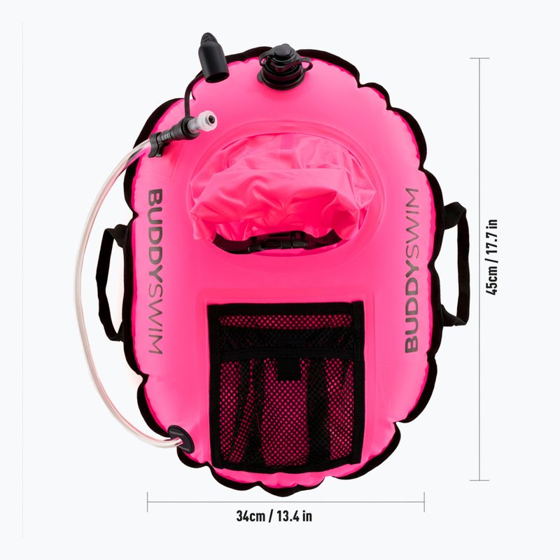 Záchranná bójka Buddyswim Hydrastation Pro 10 l pink 2