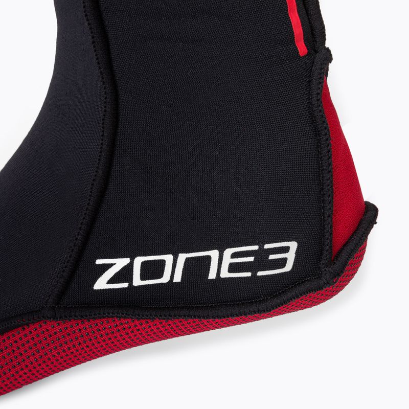 Neoprenové ponožky ZONE3 Neoprene Swim black/red 3