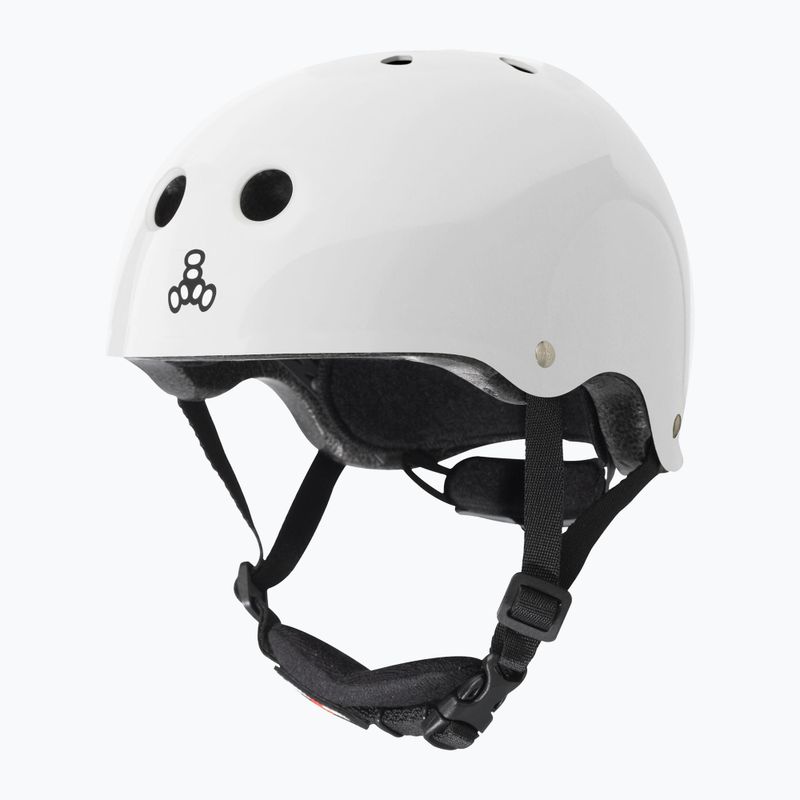 Dětská helma Triple Eight Lil 8 Youth white glossy