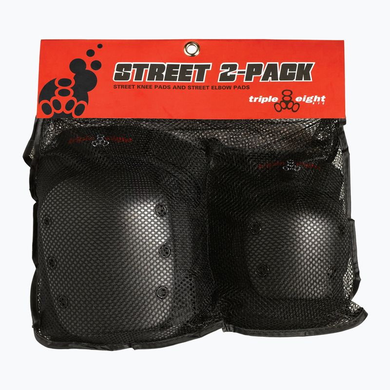 Sada chráničů Triple Eight Street Knee&Elbow black 2