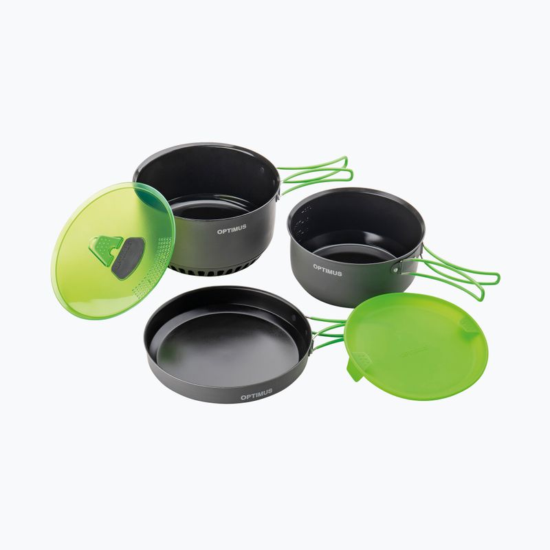 Sada turistického nádobí Optimus Terra Camp 4 Pot Set 2