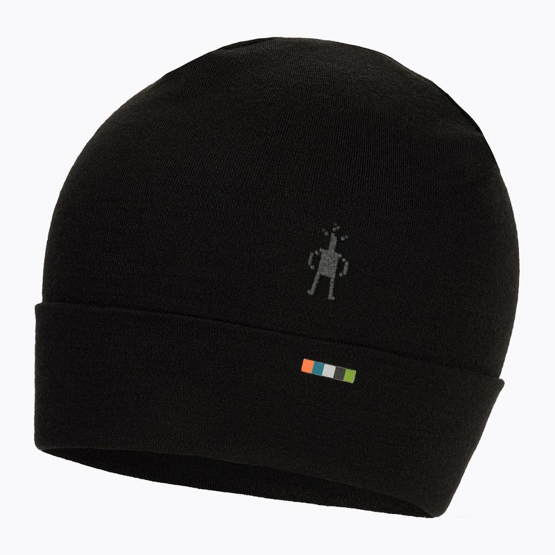Smartwool Merino Oboustranná čepice s manžetami černá 3