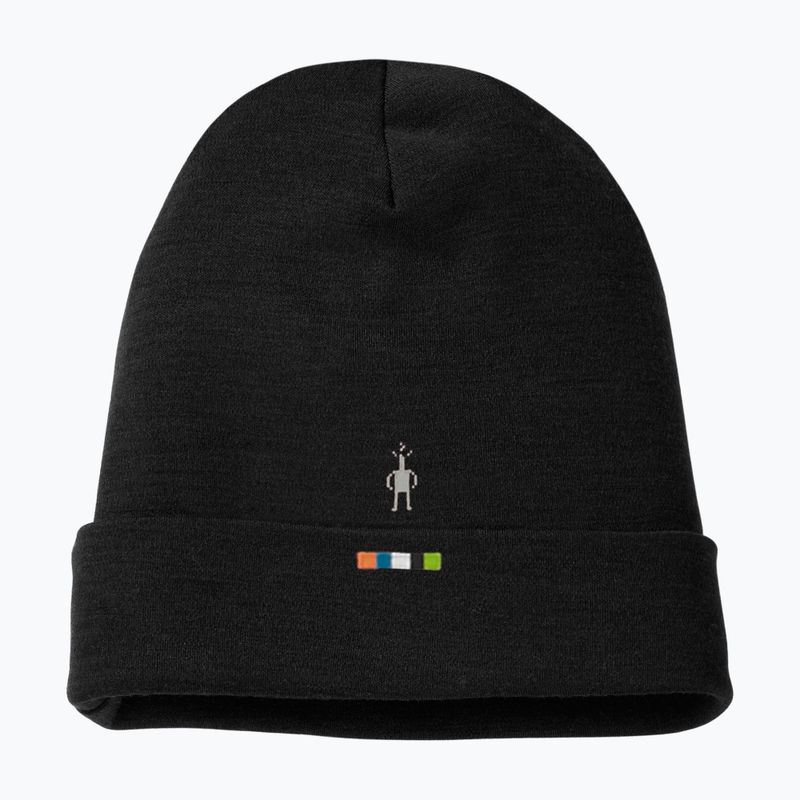 Smartwool Merino Oboustranná čepice s manžetami černá 6