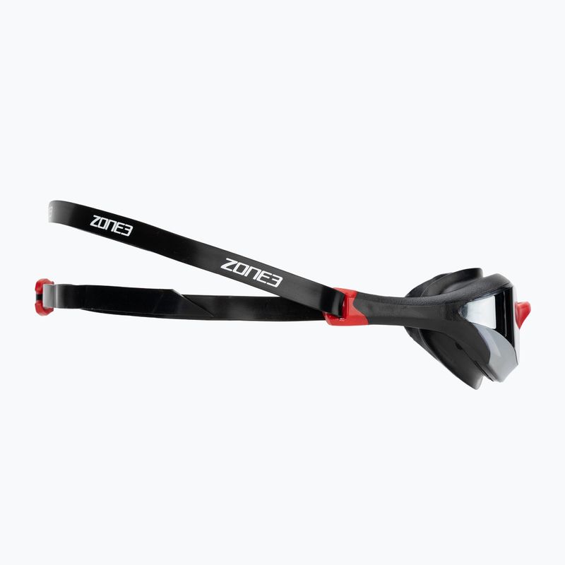 Plavecké brýle ZONE3 Volare Streamline Racing black/red/silver polarized mirror revo 3