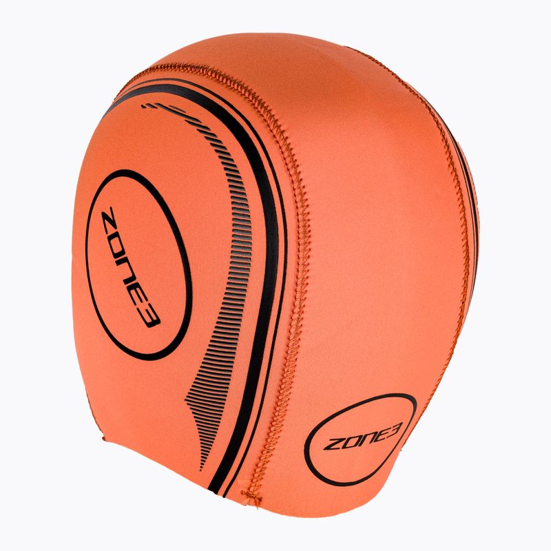 Neoprenová Plavecká čepice ZONE3 Neoprene Swim orange 3