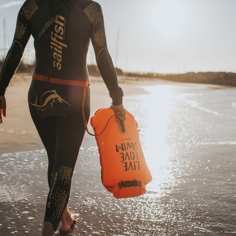 Záchranná bójka BuddySwim LLS Dry Bag 28 l orange 7