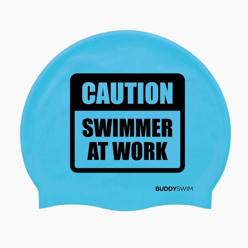 Plavecká čepice BuddySwim CSW Silicone blue