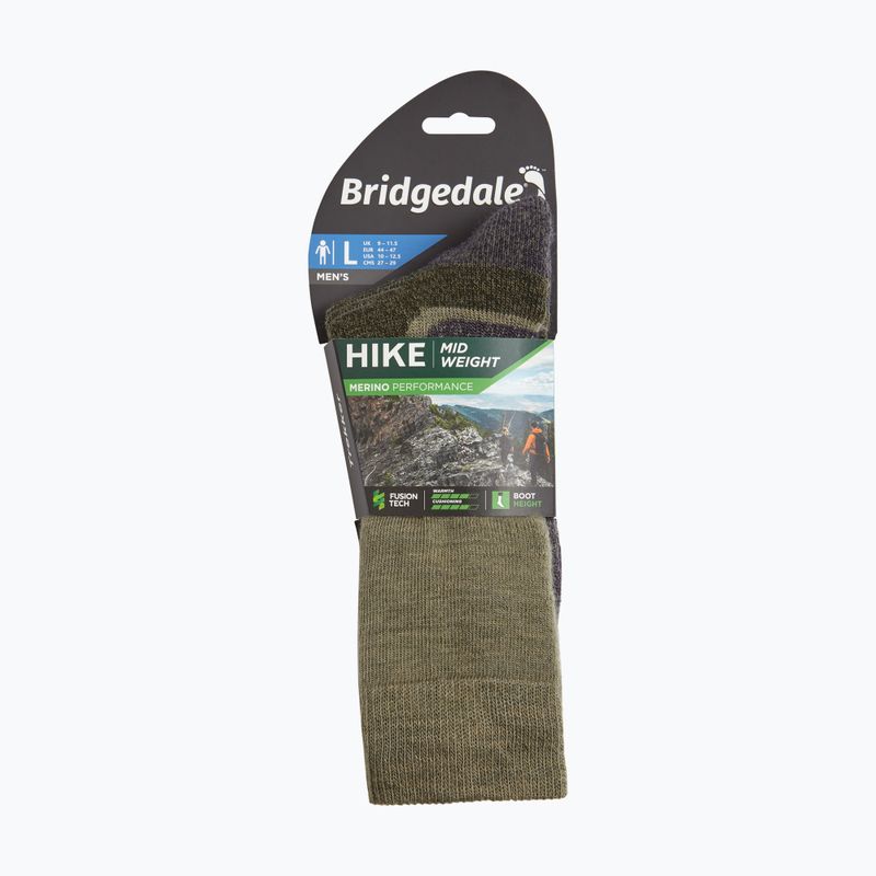 Pánské ponožky Bridgedale Heavyweight Performance Boot Original green 11