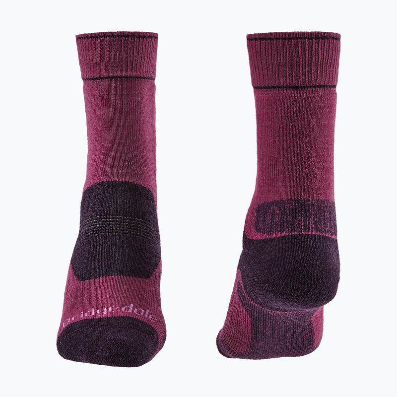 Dámské ponožky Bridgedale Heavyweight Performance Boot Original berry/plum 2