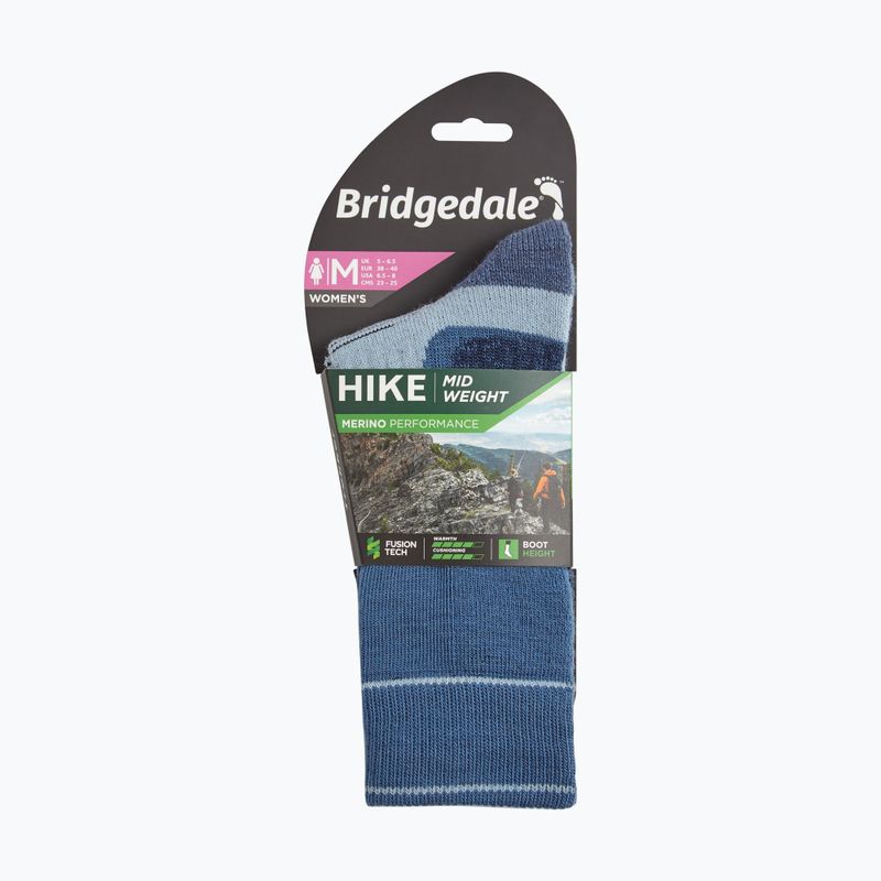 Dámské ponožky Bridgedale Heavyweight Performance Boot Original blue/sky 4