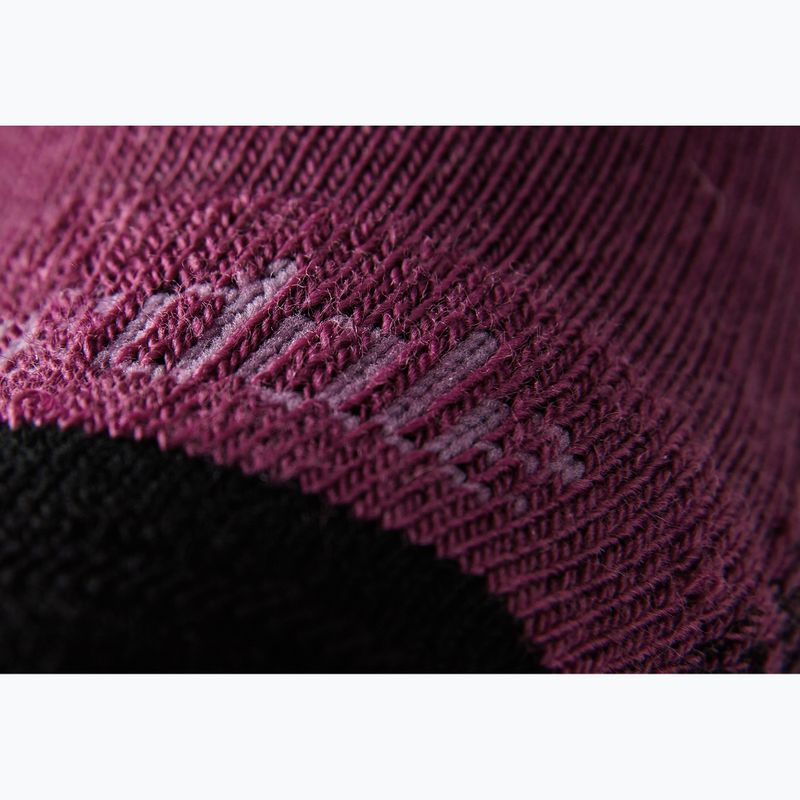 Dámské ponožky Bridgedale Lightweight Merino Performance Boot Original berry 3