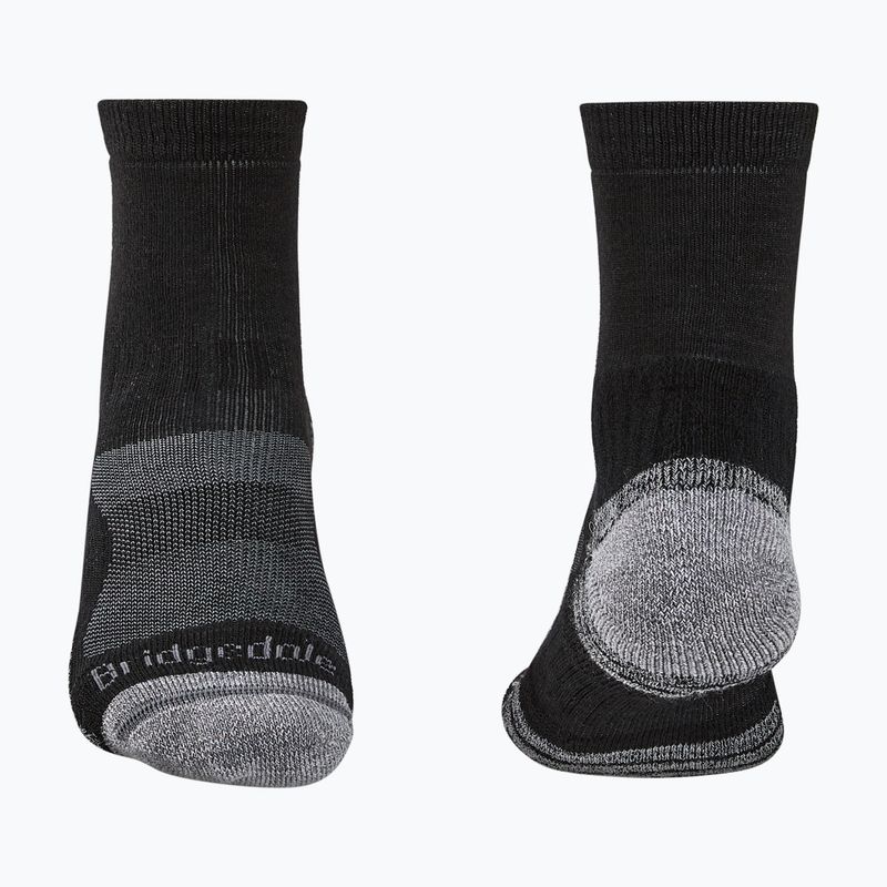 Pánské ponožky Bridgedale Lightweight Merino Performance 3/4 Crew Original black/silver 2