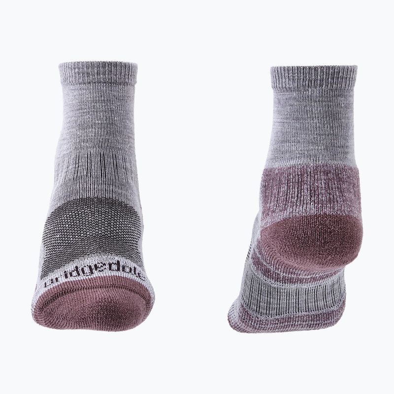 Dámské ponožky Bridgedale Lightweight Merino Performance 3/4 Crew Original heather/damson 2