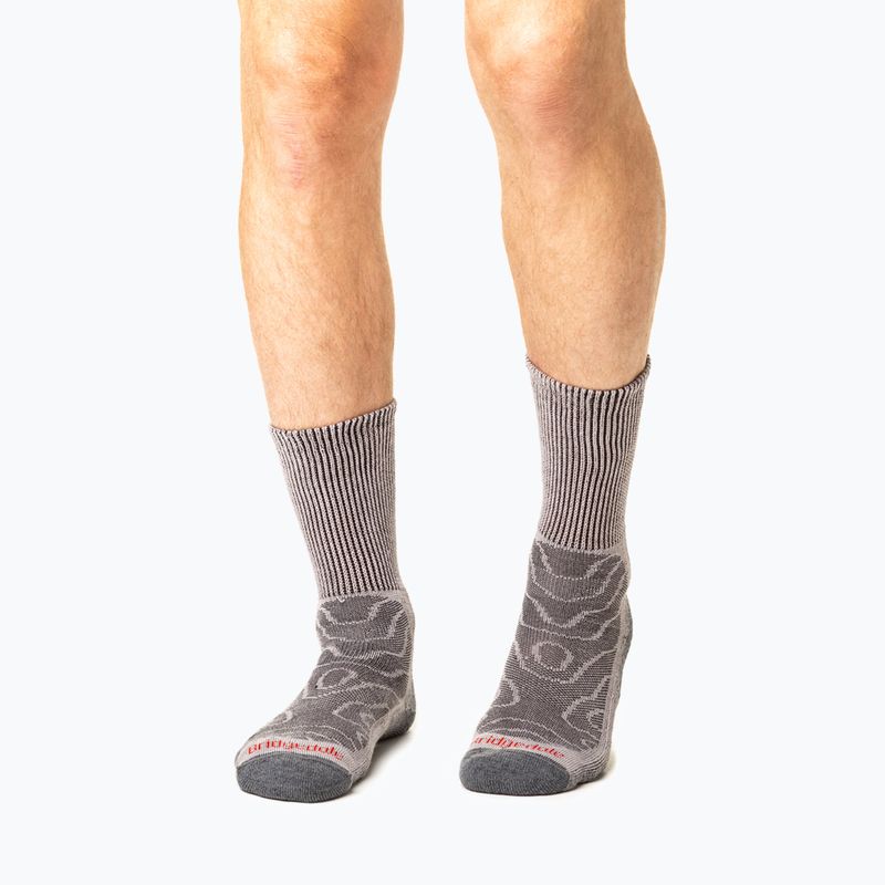 Pánské ponožky Bridgedale Lightweight Merino Comfort Boot Original grey 12