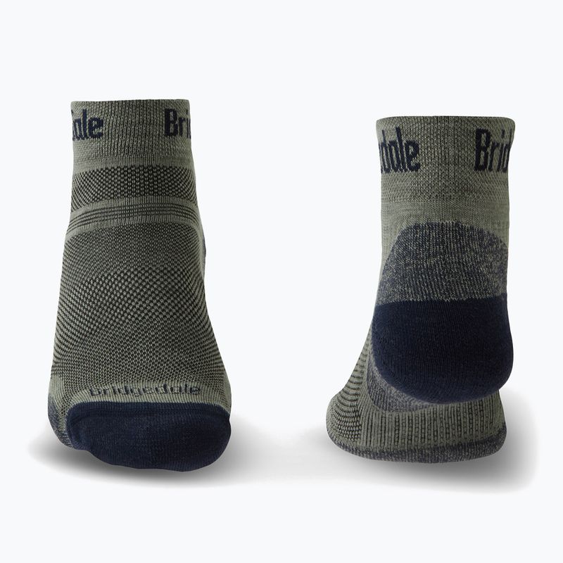 Pánské trekingové ponožky Bridgedale Hike Ultralight Performance Ankle khaki/navy 2