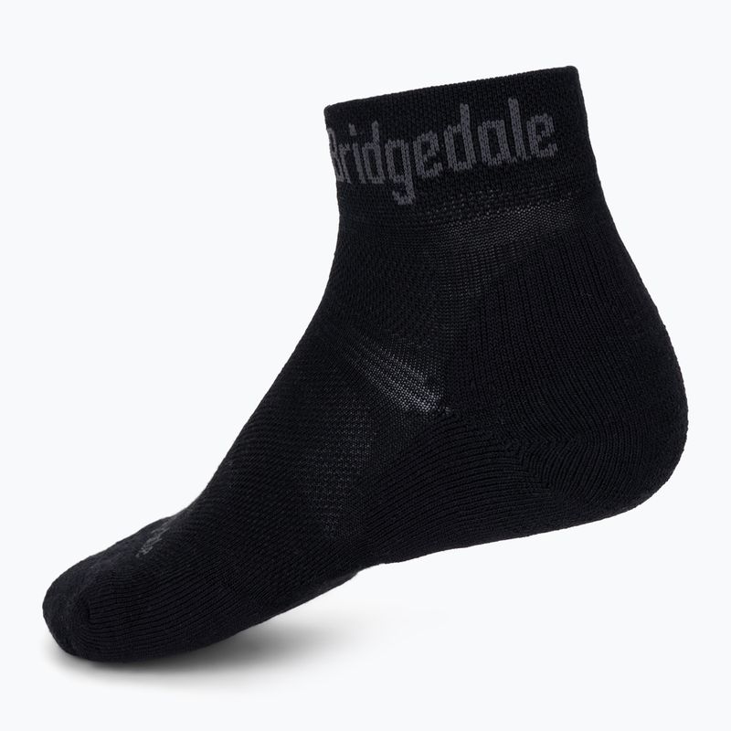 Pánské trekingové ponožky Bridgedale Hike Ultralight Performance Ankle black/grey 2