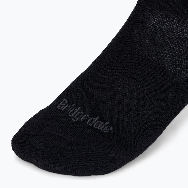 Pánské trekingové ponožky Bridgedale Hike Ultralight Performance Ankle black/grey 3
