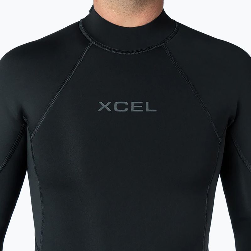 Pánský neopren Xcel Axis Back Zip Spring 2 mm LS black 5